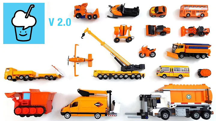 Orange Color Toys Vehicles Collection tomica lego siku transformers