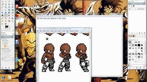 Spriting Tutorial #2: Making a sprite! (DBZ) [Part 1/2]
