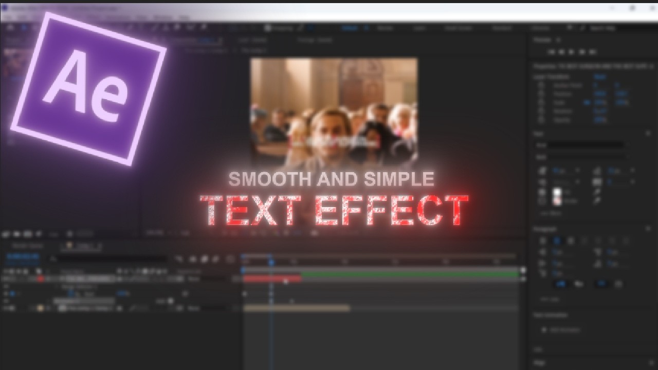 Smooth Text Tutorial | After Effects Smooth And Simple Text Tutorial ...