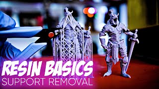 Resin 3D Printing Basics - How to Remove Supports