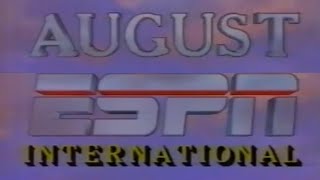 1989 Espn International August Part 1 Workouts And Fishing - Promo & Commercials