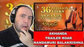 Akhanda Trailer Roar Reaction | Balakrishna | Boyapati Srinu | Thaman S | Producer Reacts తెలుగు 🇮🇳