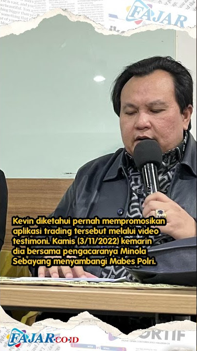 Kasus Penipuan Robot Trading Net89, Terungkap Status Kevin Aprilio Usai Datangi Mabes Polri