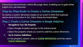 Creating a Custom Dimension Based on Events in Google Tag Manager