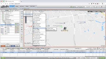 GPS padlock control at web tracking software