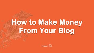 Make money from a blog quickly in 2019 ...