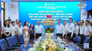 Phó Bí thư Thường trực Tỉnh ủy thăm, chúc mừng ngày Doanh nhân Việt Nam | TayNinhTV