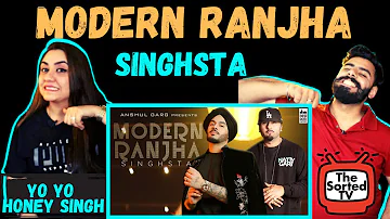 MODERN RANJHA - Singhsta | Yo Yo Honey Singh | Anshul Garg | Mihir Gulati| Delhi Couple Reactions