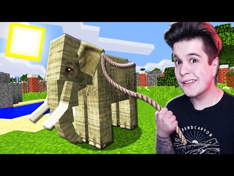 ПРИРУЧИЛ СЛОНА В ЗООПАРКЕ В МАЙНКРАФТ! ПРИРУЧИЛ СЛОНА В ЗООПАРКЕ В МАЙНКРАФТ!