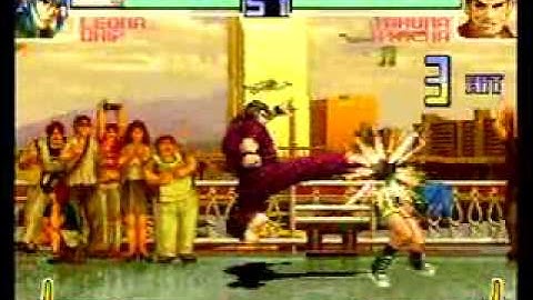 KOF2k2 - Yuri Leona Whip vs Chang Takuma Athena