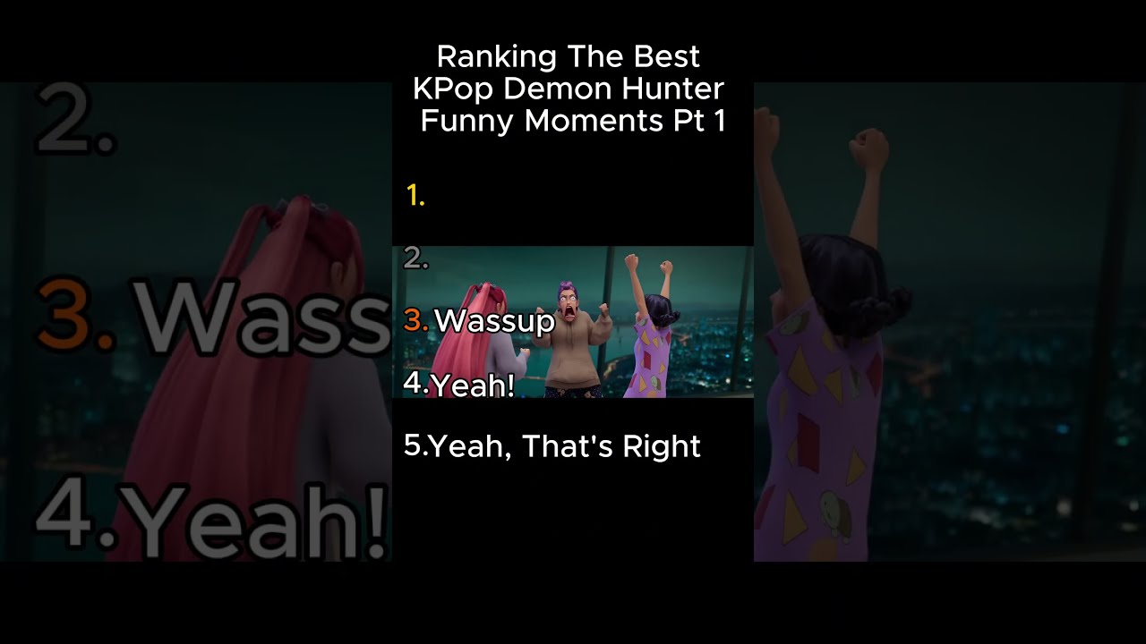 Ranking The Best KPop Demon Hunters Funny Moments Pt 1