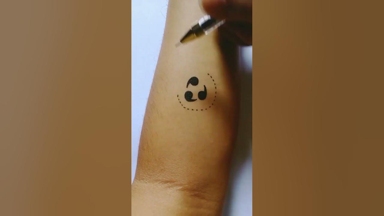 How To Make Tattoo Orochimaru Cursed Seal With Pen #tattoo #art # ...