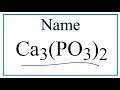 Calcium and Phosphite Ions