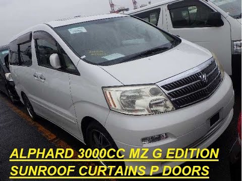 (JCF911) Toyota Alphard MZ G EDITION 3000cc Top Spec only 47200 miles @JAP CAR FINDER LTD