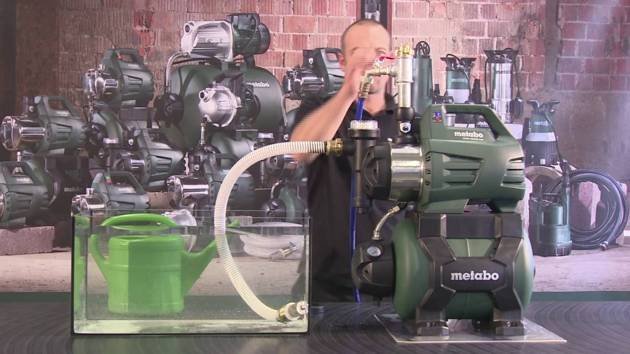 Metabo Pumpensysteme zur Bewässerung und Hauswasserversorgung German