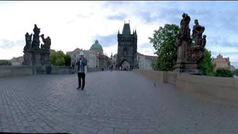 Prague Charles Bridge captured by the Mosaic X - 360 Mobile Mapping Camera [interactive 8K]