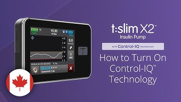 How to Turn On Control-IQ Technology on the t:slim X2 Insulin Pump