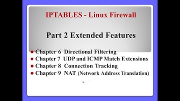 IPTABLES-Linux Firewall - part 2/3