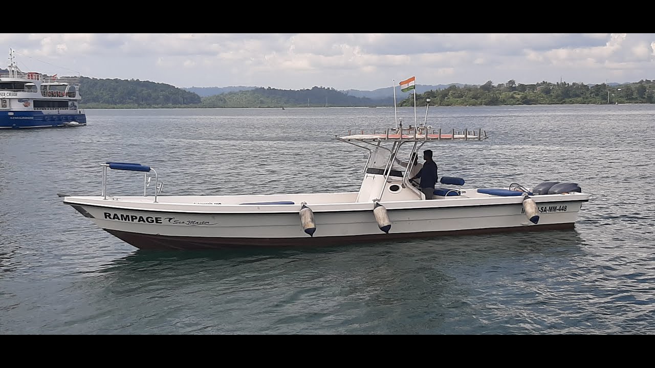 Rampage a 37 ft popping and jigging boat, its features, safety and  equipment on board 