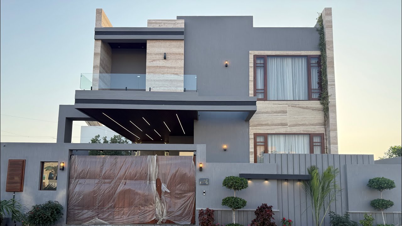 Brand New 500 Yards Luxury Bungalow for Sale | DHA Phase 8 Karachi | Pool + Basement Theatre