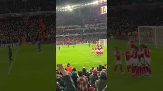 Bukayo saka freekick goal against PSG tonight arsenal vs Psg 2-0