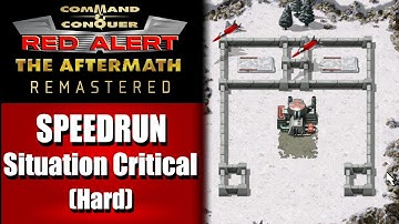 SPEEDRUN: Situation Critical (Hard) - Command and Conquer Red Alert Aftermath Remastered