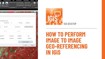 How to perform Image to Image geo-referencing in IGiS