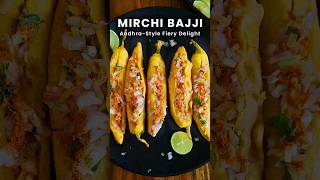 Andhra Style Mirchi Bajji | #craversrecipe #shorts #FieryFlavors