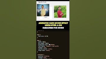🧊3D Card CSS Hover Animation | #webdevelopment #coding #animation #shorts #html #css