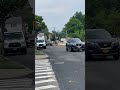FDNY Engine 165 and Ladder 85 responding urgently to a class 3 automatic alarm and giving me a toot.