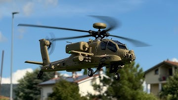 WOLFBUSH & YU XIANG F11-N AH64 APACHE - Unboxing & Maiden Flight Review!🚁@Stirlingkit  [4K60fps HDR]