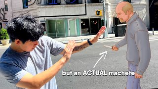 I Was Assaulted By A Man With A Machete in NYC Vlog (not clickbait or a joke)