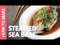 How to make steamed sea bass   recipe by plated asia