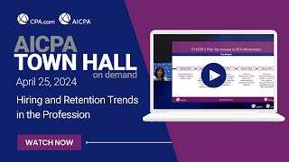 Hiring and Retention Trends in the Profession -April 25