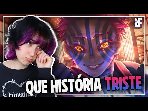 QUE BATALHA INTENSA... REAGINDO a M4rkim - Lua Superior Três (Akaza) FERU REACT