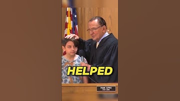 Son helped his dad in court ☺️