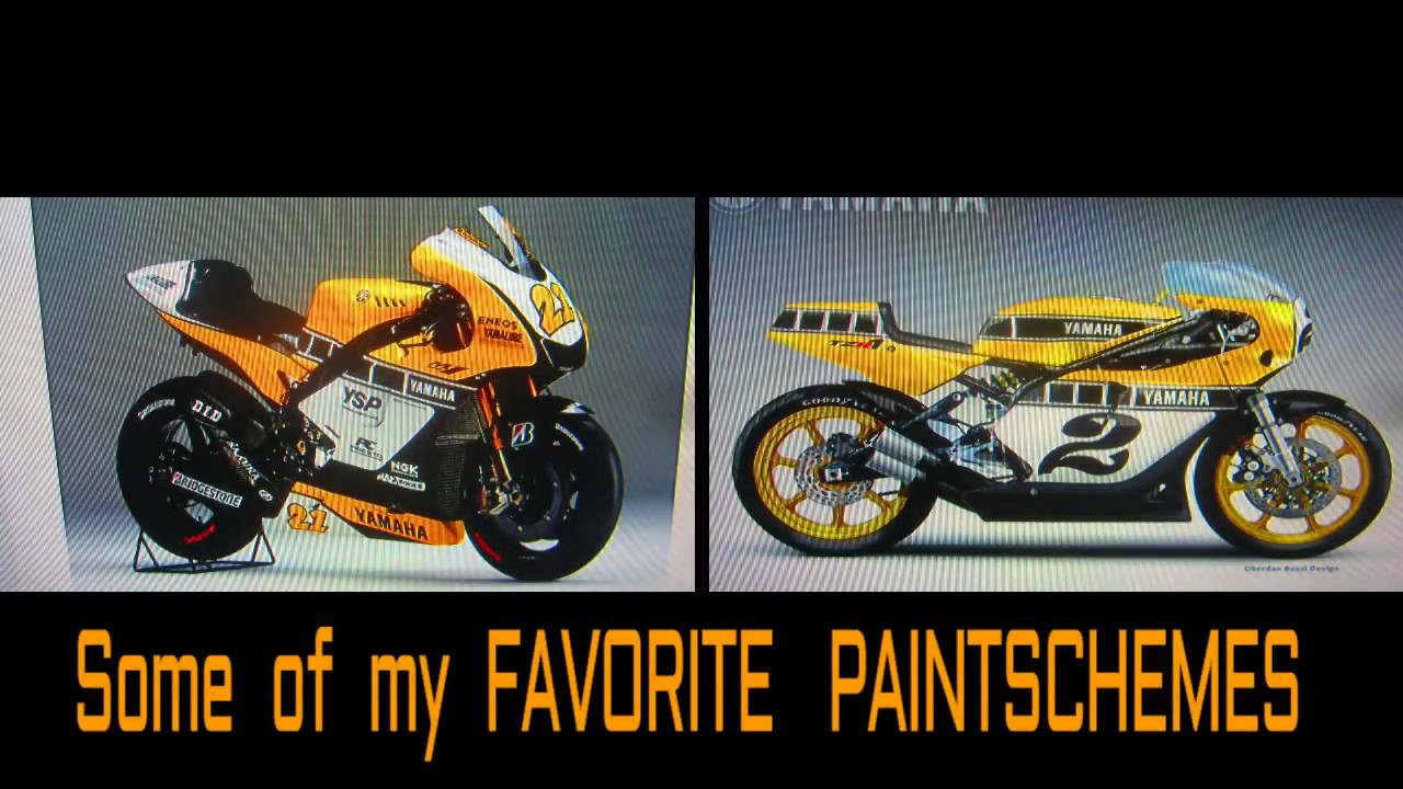 MY FAVORITE PAINT SCHEMES FOR MOTORCYCLES YouTube