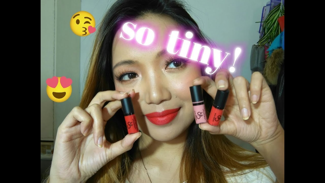 Golden Rose Longstay Liquid Matte Lipstick Kissproof Smallest Liquid Lipstick Youtube Golden Rose Longstay Liquid Matte Lipstick Kissproof Smallest Liquid Lipstick Youtube
