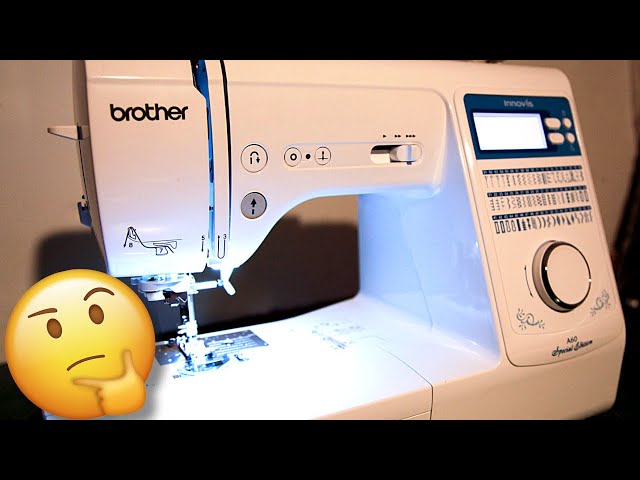 TEST : Machine à Coudre Brother Innov'is A60SE 