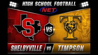 HS Football: Shelbyville vs Timpson