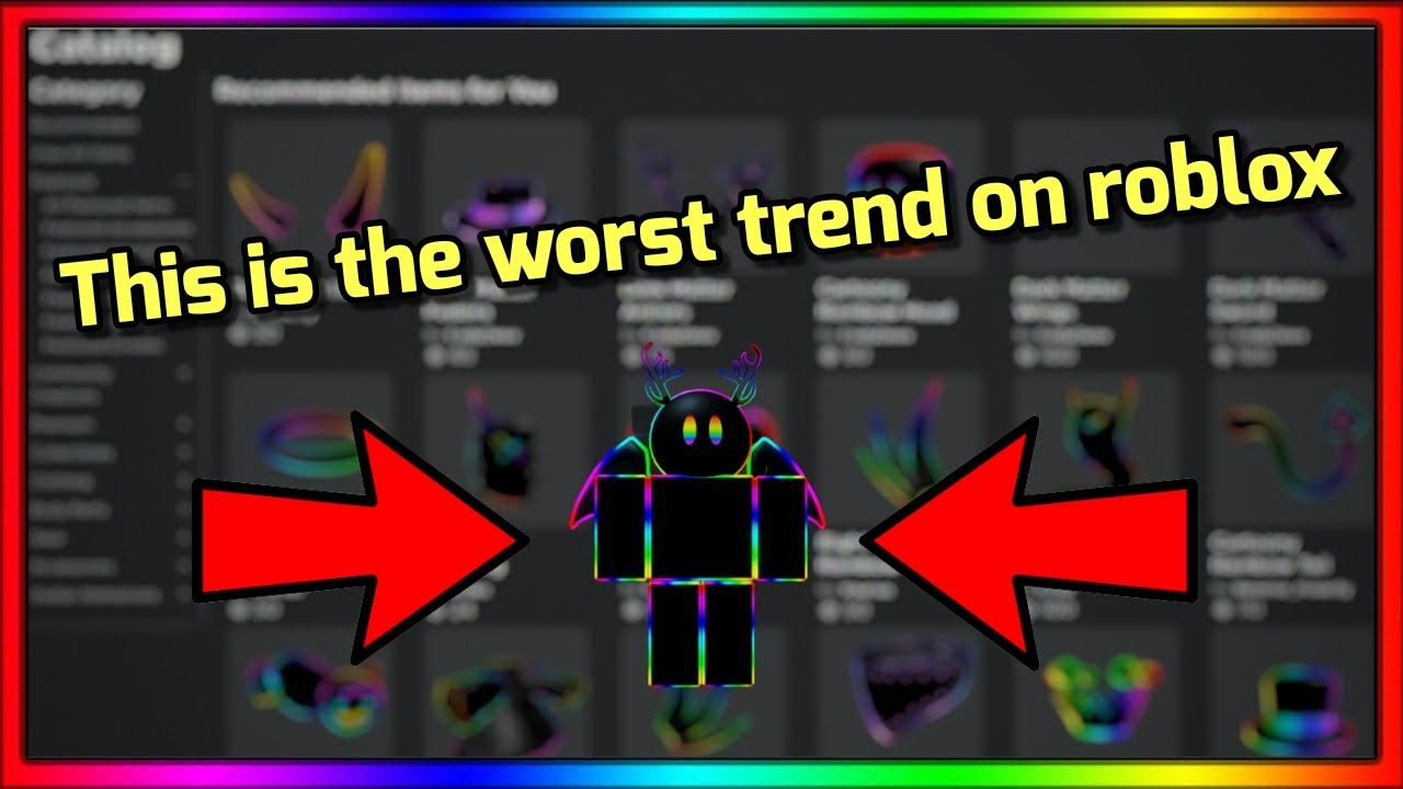 THE WORST TREND ON ROBLOX | Rainbow Cartoony - YouTube