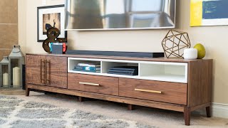 Building a Modern Media Console, TV Stand, Credenza | Woodworking screenshot 5