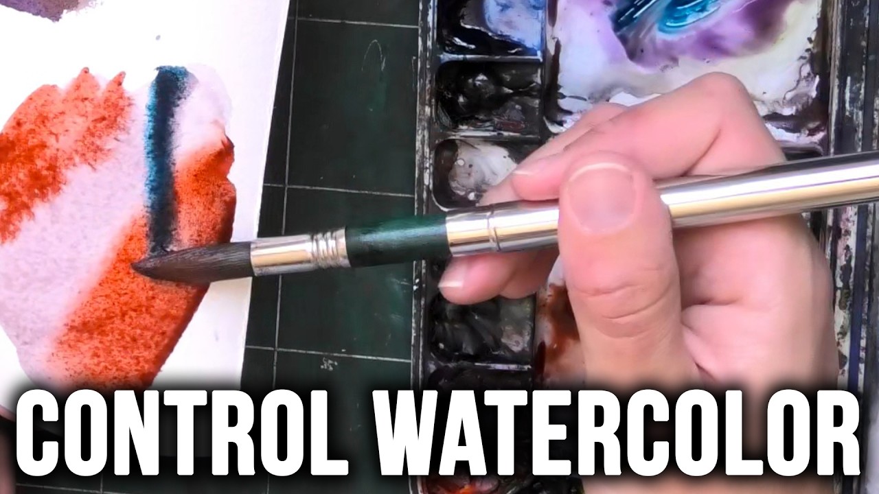 Мой СВЕРХСЕКРЕТНЫЙ метод управления акварелью