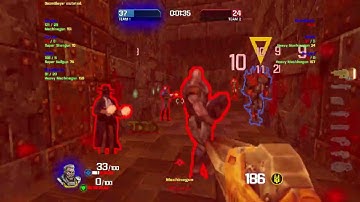 doom ii q-zandronum 1.3.2-beta quake champion doom edition team deathmatch part 5