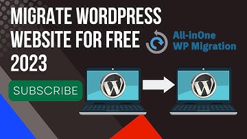 How to Migrate a WordPress Website For free Using All in One WP Migration Plugin 2023 Easy Process