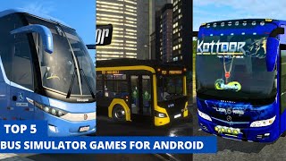 Top 5 Bus Simulator Games For Android l Best bus driving games on android screenshot 5