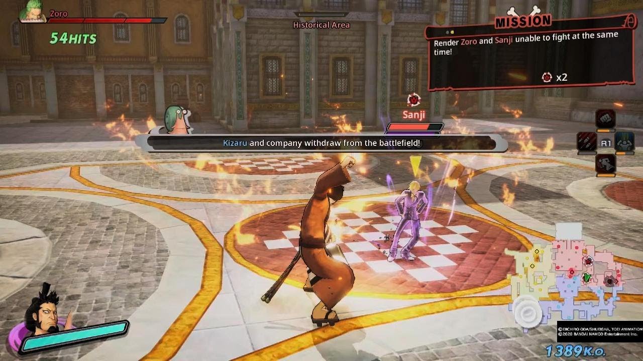 ONE PIECE: PIRATE WARRIORS 4_treasure battle Kine/mon