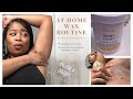 At-home Waxing Routine using Gigi strip free microwave wax| Hyper-pigmented skin scare routine