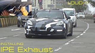 Installing Ipe Exhaust On Porsche Panamera 4S