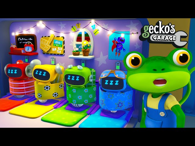 Gecko's Late Night Job｜Gecko's Garage｜Funny Cartoon For Kids｜Learning Videos For Toddlers class=